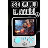 Atari El Atarisi 3.5 Inç Ekran Çift Konsol 666 Adet Oyun Gameboy El Atarisi