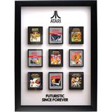 Atari Video Oyun Kasetleri 3D Çerçeve, Retro Oyun Temalı Dekoratif Tablo