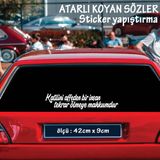 Atarli Sozleratarli Ukala Turkce Sarki Anlamli Sozler - Cam Yazilari Sticker Etiket Yapistirma