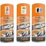 Atas Airclim Klima Temizlik ve Dezenfektan Gaz Bombası 150ml Mor Salkım +Limon Kokulu + Çam koku toplam 3 ürün