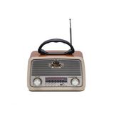 Ataşbey Ahşap Nostaljik Görünümlü Bluetoothlu USB-SD Card Radyo Müzik Kutusu