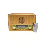 ataşbey Büyük Boy Rt-826 Bluetooth-usb-sd-fm Kumandalı Nostaljik Radyo Müzik Kutusu