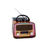 ataşbey RT-730 Klasik Solar Enerjili LEDLİ Fenerli Nostalji Bluetooth/USB/Sd/ Radyo Mp3 Player Müzik Kutusu