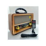Ataşbey RT-817 Nostalji Müzik Kutusu, Bluetooth, Usb/sd/aux/fm 3 Band Radyo Kumandalı