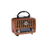 ataşbey RT-848 Şık Tasarım Klasik Retro Solar Enerji Nostalji Bluetooth/USB/Sd/Radyo Mp3 Player Müzik Kutusu