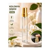Atasia Design 10 ml Gold Boş Kalem Parfüm Şişesi Cam Kolonya Şişesi Vidalı Sprey Doldurulabilir (1 Adet)