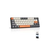 ATAsoft ELEKTRONİK Since 2021 K68 Red Switch Kablosuz Bluetooth Mekanik Oyuncu Klavyesi Hotswapp Oyun Klavyesi