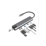 ATAsoft ELEKTRONİK Since 2021 Macbook Pro Air Usb Type-c Hub Dönüştürücü Çevirici Çoklayıcı Usb Hdmı Micro Sd 8 Girişli Çevirici