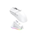 ATAsoft ELEKTRONİK Since 2021 X2 Kablosuz (3 modlu)24.000DPI Oyuncu Mouse PAW3311 Sensör Şarj İstasyon Grip Tape Ve Skatez Hediye