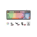 ATAsoft K82 Numerik Tuş Süper Hafif Süper Sessiz Gaming & Office Göstergeli Ses ve RGB Kontrol Oyuncu Klavye