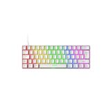 Atasoft T60 Beyaz Red Kırmızı Switch Klavye Kablolu Gaming Driverli Oyuncu Klavyesi T60 Mini Q Klavye