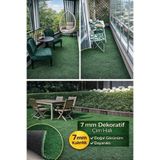 Atasoy Zemin Balkon Bahçe Suya Dayanıklı 7 mm Yapay Çim Halı