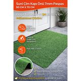 Atasoy Zemin Suni Çim Kapı Önü 7mm Paspas 50 CM X 70 CM