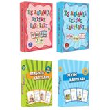 Atasözü Ve Deyim Kartları + Eş Anlamlı Kelime Kartları (4 Kutu)