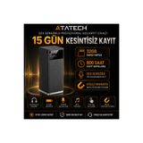 AtaTechs 32GB Hafızalı Mini Diktafon 800 Saat Depolama Kapasiteli 15 Gün Bataryalı Mıknatıslı
