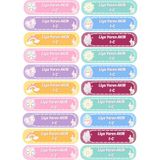 Atatuğ Hediyelik 20 Adet Parlak Kuşe Okul Etiketi - Isim Yazılı, Hazır Kesimli A4 Sticker - Kişiselleştirilebilir üründür.