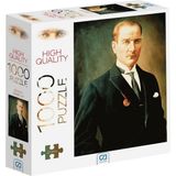 Atatürk 1000 Parça 2 2mm Kalınlık 48X68CM Profesyonel Hobi Puzzle Yapboz Serisi VGN462