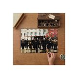 Atatürk - 29 Ekim Cumhuriyet Bayramı Tasarımı 240 Parça Ahşap Puzzle Ahşap Kutuda MP06943