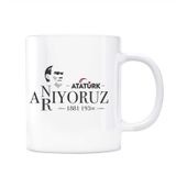 Atatürk Anıyoruz Arıyoruz Kupa Bardak