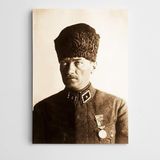 Atatürk At Üzerinde Kanvas Tablo DK001301 85 x 120 CM