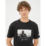 Atatürk Baskılı Tişört Slim Fit 100. Yıla Özel