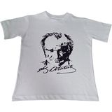 Atatürk Baskılı Tişört Yetişkin - 2XL - Kırmızı