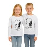 Atatürk Baskılı Uzun Kol Tişört, BEYAZ, 7-8 YAŞ