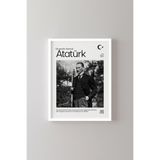 Atatürk - Beyaz Çerçeve, Beyaz, 17 x 23, 23450000008036