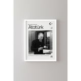 Atatürk - Beyaz Çerçeve, Beyaz, 17 x 23, 23450000008056