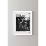 Atatürk - Beyaz Çerçeve, Beyaz, 17 x 23, 23450000008376
