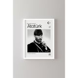 Atatürk - Beyaz Çerçeve, Beyaz, 50 x 70, 23450000008120