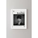 Atatürk - Beyaz Çerçeve, Beyaz, 50 x 70, 23450000008280