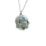 Atatürk Büst Figürlü Metal Unisex Kolye