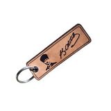 Ataturk Deri Anahtarlik - Arma - Leather Key Holder