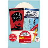 Atatürk Diriliyor Asil Kan (Hüseyin Hakkı Kahveci) 2'Li Set Alfa Moda Kalem -