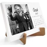 Atatürk Fotoğraflı 2026 Masa Takvimi Kraft Yatay Form - 10x15 cm - Renk