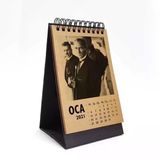 Atatürk Fotoğraflı 2027 Masa Takvimi - Dikey Siyah Kraft
