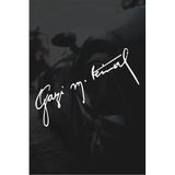 Atatürk İmza Oto Araba Sticker 15 X 5 Cm Beyaz, Qa4209542595