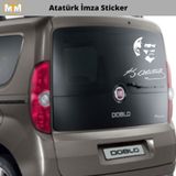 Atatürk Imza Oto Sticker (282350813)