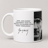 Atatürk İmzalı Portre Kupa Bardak – Seramik, Yüksek Kalite Baskı, Hediye Kahve Kupası 2