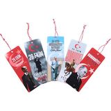 Atatürk Kitap Ayracı Hediyelik Kitap Ayracı Kurumsal Hediye Kitap Okuma Ayracı - Çok Renkli