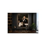 Atatürk Metal Tablo | Premium UV Baskı Dekoratif Duvar Tablosu | çok renkli 20 x 30