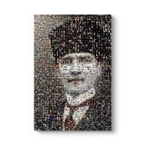 Atatürk Mozaik Resim Tablosu 50 x 75