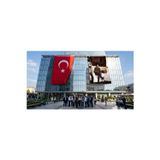 Atatürk Odasında Çalışırken Bayrak ve Türk Bayrağı Premium Raşel Kumaş 2'li Set 10x15 metre ATA57