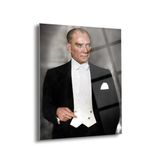 Atatürk Portre Cam Tablo - Ata008