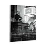 Atatürk Portre Cam Tablo - Modern Ve Şık Duvar Dekoru - Ata112