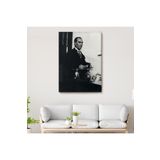 Atatürk Portre Tablosu Mustafa Kemal Atatürk Dikdörtgen Dekoratif Kanvas Tablo-fy-148