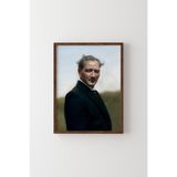 Atatürk Portresi - Ahşap Desenli Çerçeve, Ceviz, 23 x 32, 23450000002402