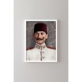 Atatürk Portresi - Beyaz Çerçeve, Beyaz, 23 x 32, 23450000002117