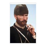 Atatürk Posteri Saten Kumaş Trablusgarp - 50X75CM
